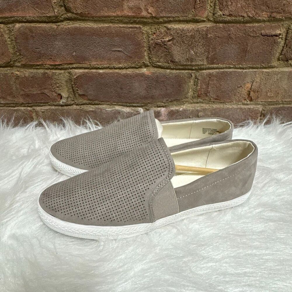 Style & Co Women’s Grey Louiza Low Top Slip On Fashion Sneakers Sz 9
